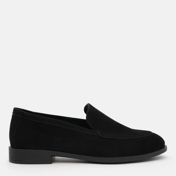 Жіночі лофери замшеві Ashoes 0130 замша 36 23.5 см Чорні (ROZ6501005674)