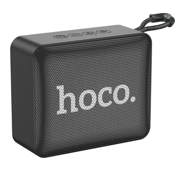 Портативна бездротова Bluetooth колонка акустика Hoco BS51 BT5.1, TWS, USB/AUX/TF/FM, 4H Black