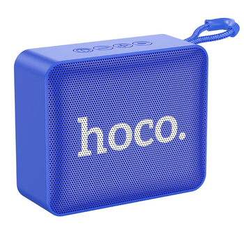 Портативная беспроводная Bluetooth колонка акустика Hoco BS51 BT5.1, TWS, USB/AUX/TF/FM, 4H Blue