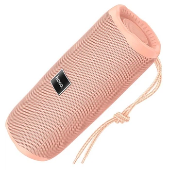 Портативна бездротова Bluetooth колонка акустика Hoco HC16 IPX4 BT5.3, AUX/FM/USB/TF Pink