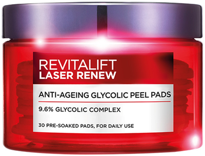 Пілінг-диски L'Oreal Paris Revitalift Laser Renew Anti-Ageing відлущуючі 30 шт (3600523571161)