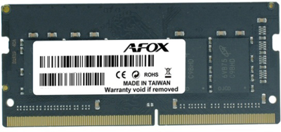 Модуль памяти Afox SoDIMM 16Gb DDR4 3200MHz (AFSD416PH1P)