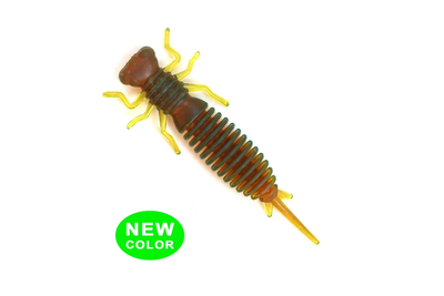 Силіконова приманка Larva 2.5 дюйми 027 Motor Oil 02725L Fanatik
