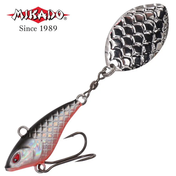 Блешня тейл-спиннер Mikado M-Tail 3г 5 см(Bloody Roach) PMMT-3-BR