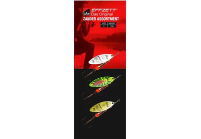 Набір Блешня оберталка DAM Effzett Original Assortment Zander 12 г набір-3 шт. 60595