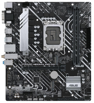 Материнська плата ASUS Prime H610M-A WiFi (PRIME H610M-A WIFI) (Socket 1700, Intel H610, Micro-ATX)