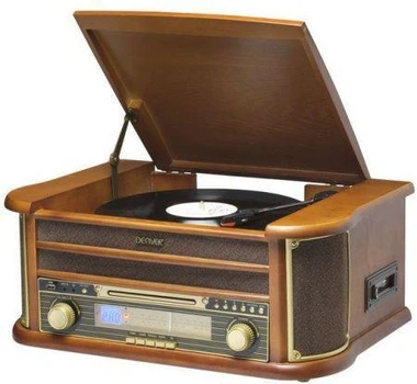 Програвач вінілових дисків Denver MCR50 Retro Brown