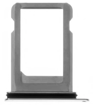 Держатель Sim-карты iPhone X серебристый High Copy