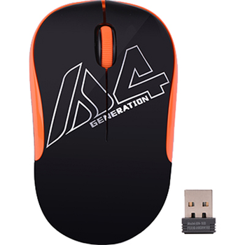 Миша A4Tech G3-300N Wireless Black/Orange (4711421931687)