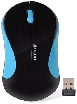 Миша A4Tech G3-270N Wireless Black/Blue (4711421930703)