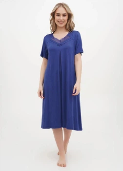 Нічна сорочка Cotpark 2XL синя 13577-3
