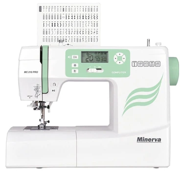 Швейна машинка комп'ютеризована Minerva MC 210 PRO