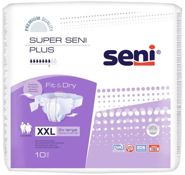 Подгузники для взрослых Super Seni Plus Extra Extra Large 10 шт