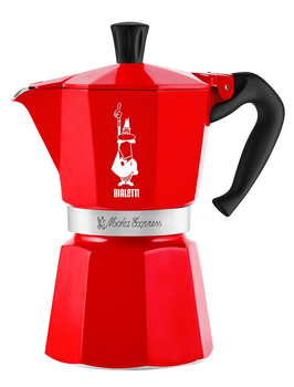 Kawiarka Bialetti Nutcracker Moka Express 6tz + 2 kubki 300 ml (8006363074384)