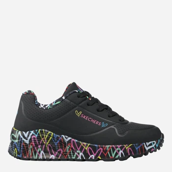 Sneakersy dziecięce dla dziewczynki Skechers 314976L-BKMT 27.5 Czarne (195969054475)