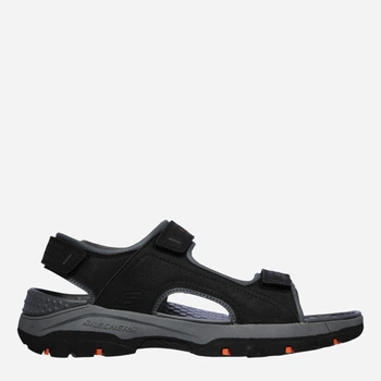 Sandały męskie sportowe Skechers 204105-BLK 46 Czarne (194428173467)