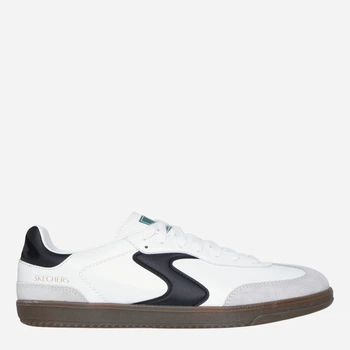 Tenisówki męskie do kostki Skechers 254150-WBK 45 Białe (198376193799)