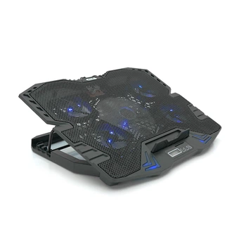 Подставка под ноутбук IceCoorel K5 10-15 дюймов с вентиляторами охлаждения USB для работы и игр синяя (LO-TH_11C)