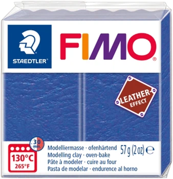 Полимерная глина Fimo Leather-effect, 57 г., Индиго, (8010-309)