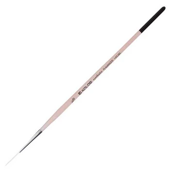 Пензель синтетика Kolos Flamingo лайнер №5/0 коротка ручка 1023R (421023RL50)