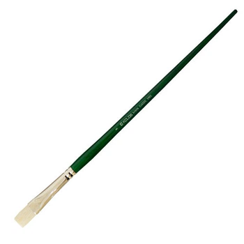 Кисть щетина Kolos Classic плоская №8 длинная ручка 2402F (4224020F08)