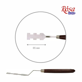 Мастихин Rosa Studio прямокутний 6,5 см. №7 (94129407)