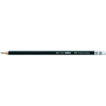 Чернографитный карандаш Faber-Castell, HB, с резинкой, (111200)