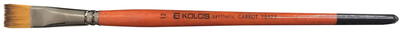 Кисть синтетика Kolos Carrot плоская №12 короткая ручка 1097F (4210970F12)