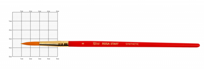 Кисть синтетика Rosa Start круглая 242 №8 (18750108)