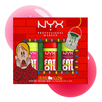  Набір блисків для губ NYX Professional Makeup Home Alone Fat Oil Lip Drip Trio 02 3 х 4.8 мл (3600551107196)