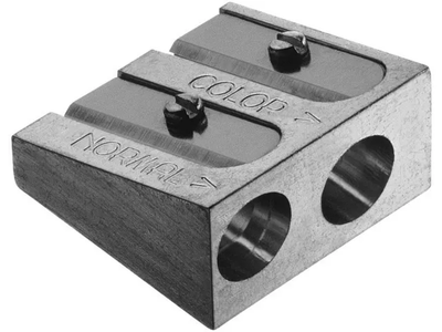 Точилка Faber-Castell, 2 отверстия, металлическая, (185710)