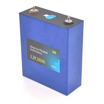 Ячейка EVE 3.2V 280AH для LiFePo4 аккумулятора 174х72х204мм источник питания для солнечных систем резервный аккумулятор (LO-TH_11C)