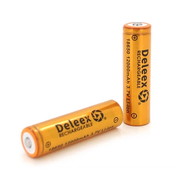 Акумулятор Li-ion POWERMASTER DELEEX 18650 1200 мАг 2 шт в блістері батарея для ліхтарів та електроінструментів (LO-TH_11C)