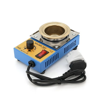 Плавильная печь для олова Voltronic 220V 100-450°C компактная печь для плавки металлов плавильник (TOR-JUG_22B)
