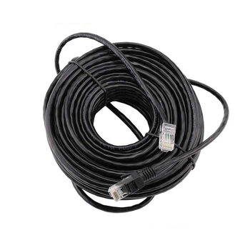 Патч-корд литой RITAR, CCA, UTP, RJ45, Cat.5e, 30m, черный Q75
