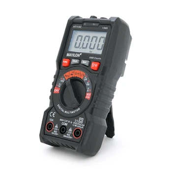 Мультиметр Mayilon HT-113C цифровой тестер напряжения тока сопротивления для электрики и ремонта (LO-TH_11C)