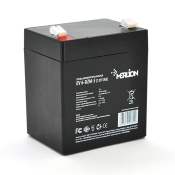 Тягова акумуляторна батарея Merlion EV 6-DZM-5 12V 5Ah