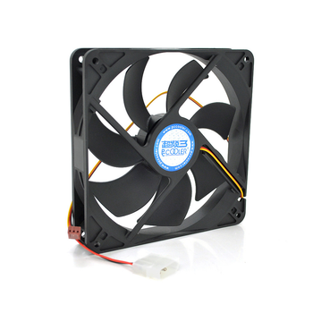 Кулер корпусной Pccooler F142 3-pin вентилятор для компьютера 120x120mm охлаждение низкий шум 18dBA (YU-GT_33A)