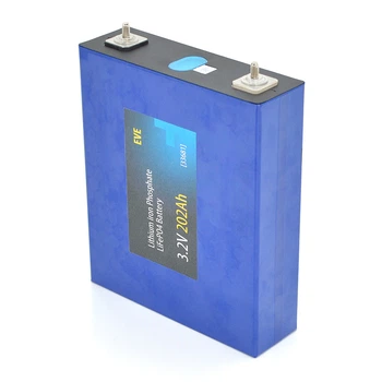 Ячейка EVE LiFePO4 3.2V 202AH для электромобилей и солнечных батарей аккумулятор батарея 172х53х204 мм (YU-GT_33A)