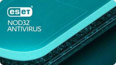 Антивірус ESET NOD32 Antivirus для 22 ПК, 2 роки