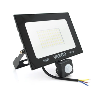 Прожектор LED Vg-50W з датчиком руху 50Вт холодне біле світло для фасадів вуличне освітлення SMD (LO-TH_11C)