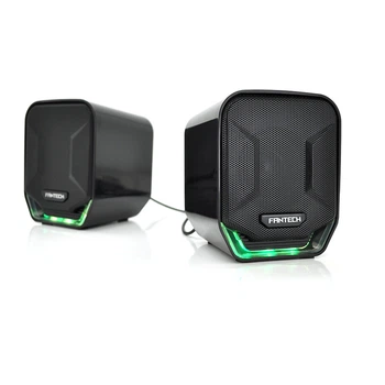 Колонки Fantech 2.0 USB GS-202 черные проводные акустические системы для музыки и игр с подсветкой (LO-TH_11C)