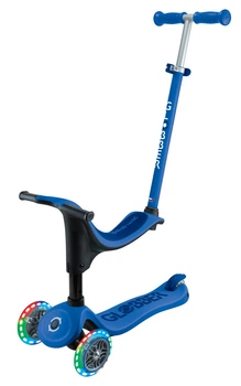 Самокат Globber Go Up Sporty синій від 1-го року колеса світяться (452-600-4)