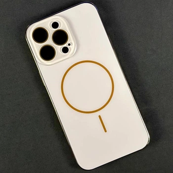Чехол Wave Soft Touch With MagSafe для Iphone 16 с Защитой Камеры Beige