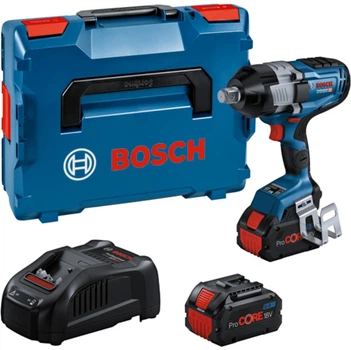 Аккумуляторный гайковерт ударный Bosh Professional GDS 18V-1600 HС 2 акб 8.0 Ah, з/у, в кейсе (06019M1002)