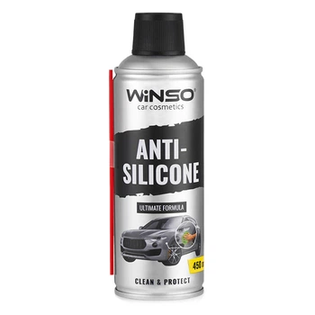 Антисилікон для знежирення Winso Anti-Silicone 450мл очищувач для видалення силікону клею та забруднень (LI-D_22-O)