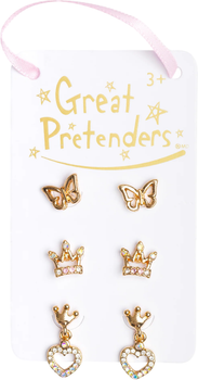 Набір Great Pretenders сережки-гвоздики х 3 пари (771877906077)