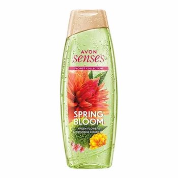 Увлажняющий гель для душа Avon Senses «Весенний букет» 500 мл Spring Bloom, Florist Collection, Fresh Flowers