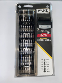 Набір насадок Wahl Premium Cutting Guides чорні 8 шт