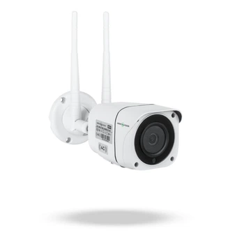 IP камера відеоспостереження GreenVision 5 Мп, модель GV-169-IP-MC-COA50-20, 4G + Wi-Fi, IP66, для вулиці, білий метал